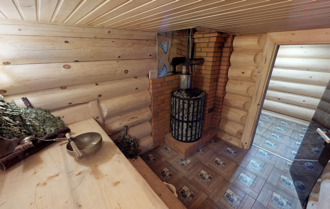 Изба по-белому