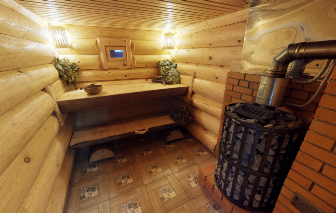 Изба по-белому