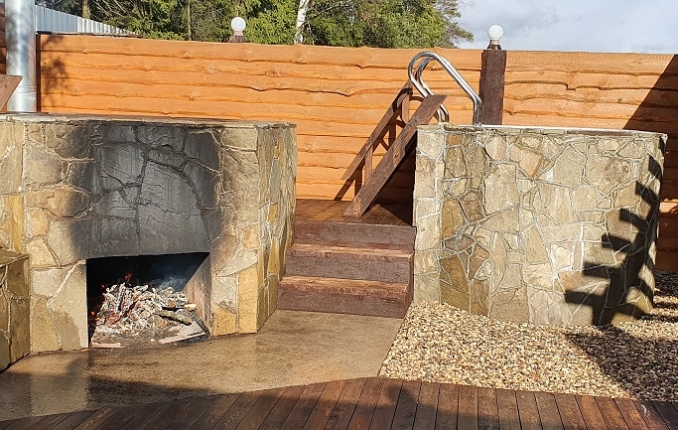 Изба по-белому