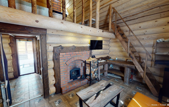 Изба по-белому