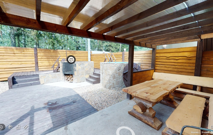 Изба по-белому