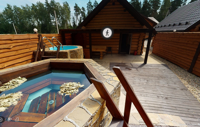 Изба по-белому