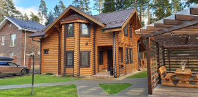 Интерьер банного дома Барин