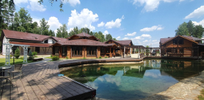 Интерьер банного дома Барин