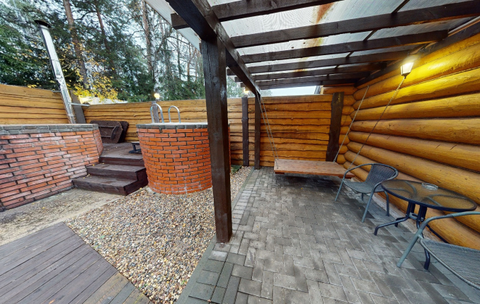 Изба по-белому