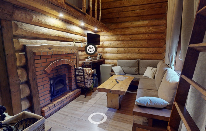 Изба по-белому