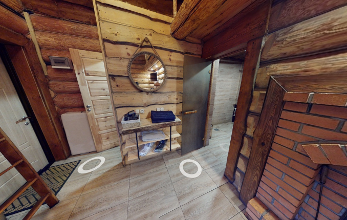 Изба по-белому