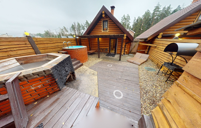 Изба по-белому